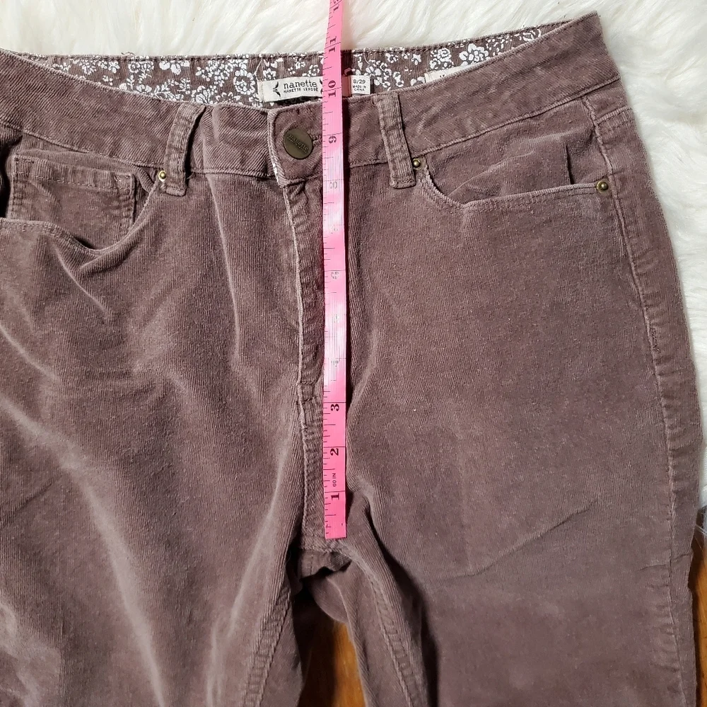 Nanette Lepore Hamilton Skinny Corduroy Jeans - Picture 8 of 10